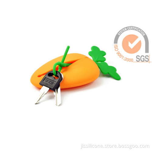 Colorful Silicone Carrot Key Case &amp; Key Bags In Promo 